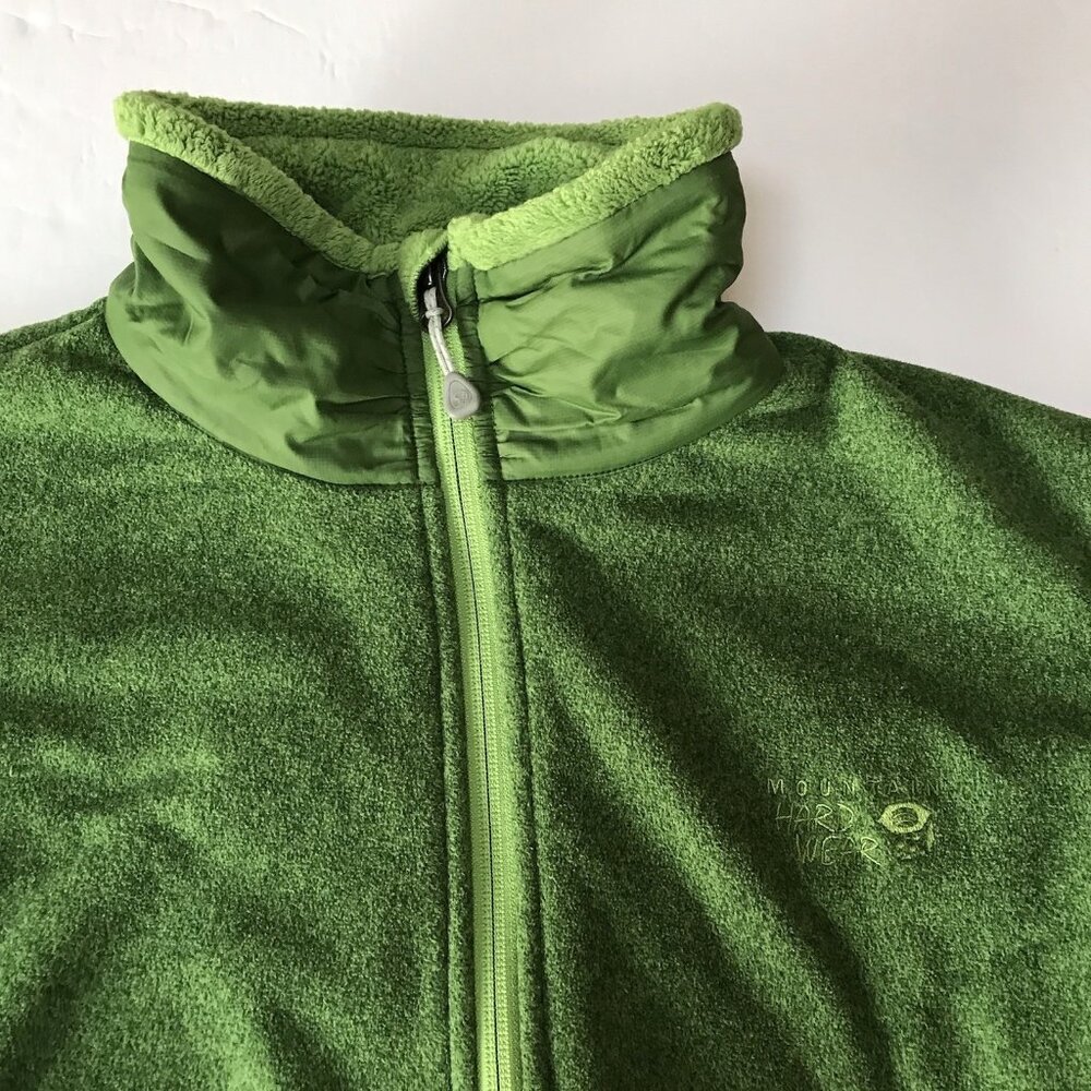 Mountain Hardware Jacket Womens Medium Green Flee… - image 4